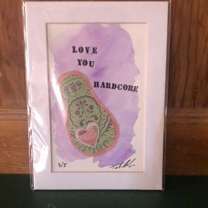 NWT 5 x 7 annabellle beet art